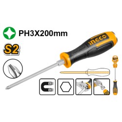INGCO PH3 8x200mm + screwdriver hit magnet