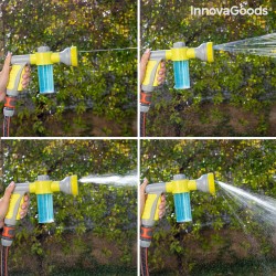 InnovaGoods 8-In-1 High Pressure Water Gun With Tank Dariegger, V0103500, a multifunctional tool designed for efficient outdoor cleaning and watering tasks