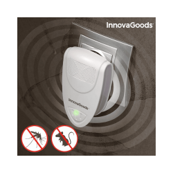 InnovaGoods Mini Ultrasonic Insect And Rodent Repeller, V0100892, protect home from pesky intruders without the need for harmful chemicals or traps. 