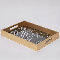 Printed serving tray