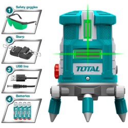 Total Self-leveling Line Laser Green Laser Beams