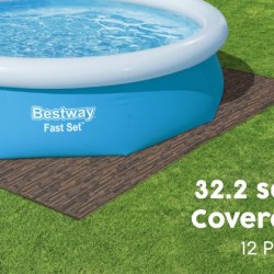 Bestway - Decorative Pool Floor square Protector