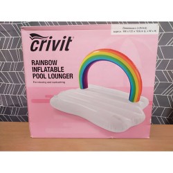 Crivit - Inflatable Rainbow Pool Float 