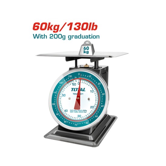 Total  Spring scale 60Kg