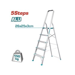 Total Aluminium Ladder 5 Steps
