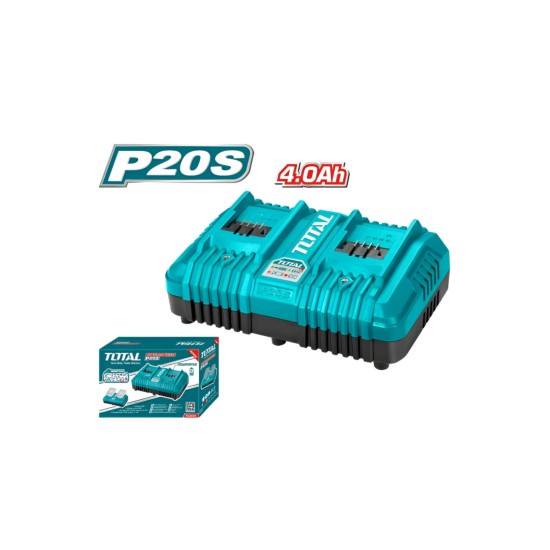 Total 20vx2b permissible battery charger