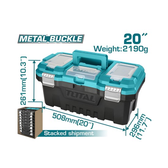 Total Plastic Tool Box 20"