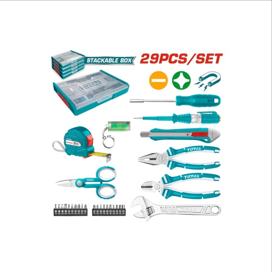 Total 29 Pcs household tools set