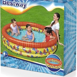 Bestway-Beautiful Butterfly 3-rings pool 