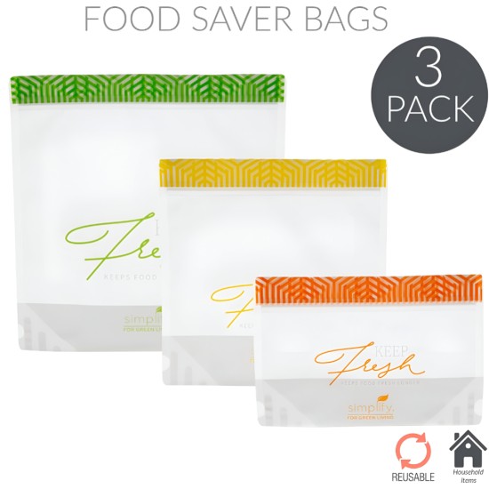 Simplify - Reusable Food Saver Bags