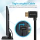 Promate High Definition Right Angle 4K HDMI® Audio Video Cable