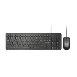 Promate Quiet Key Wired Compact KeyBoard & Mouse