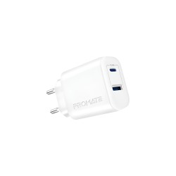 Promate 17W High-Speed Dual Port Charger