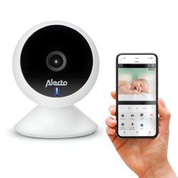 Alecto - WiFi baby monitor with camera - White