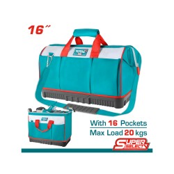 Total Tools bag with plastic handle 16