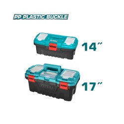 Total 2 Plastic Tool Boxes Set : 14″+17″