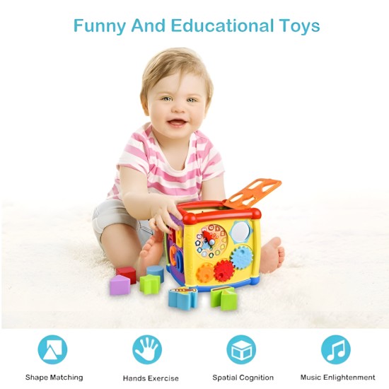 Huanger baby 6 in 1 Educational & Learning Activity Blocks
