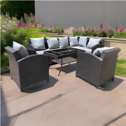  Customized Luxura Outdoor Wicker Patio Furniture Set