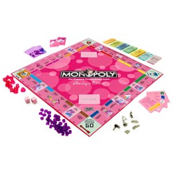  Boutique Edition - Kid's Monopoly Property Trading Game Pink
