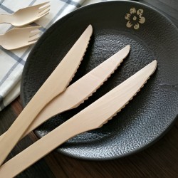 Wooden Disposable Forks 20 count