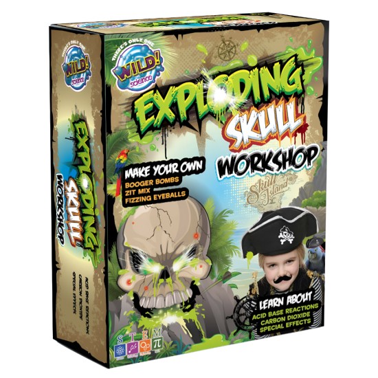  Wild Science - Exploding Skull Workshop Kit 
