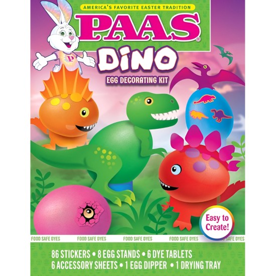 PAAS-Dino Egg Decorating Kit 