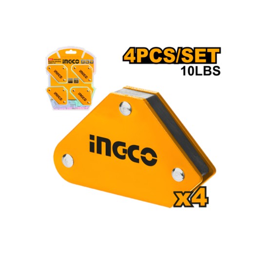 Ingco 4 Pcs Mini Magnetic Welding Holder Set