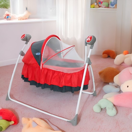 Baby Love - Electric Baby Swing - Red