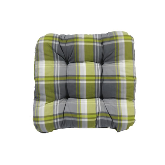 Livarno-Chair Cushion Green and Grey