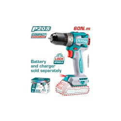 Total- Compact Brushless Cordless Drill 20V