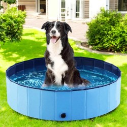 The Murphy & Roxy Forever Friends Folding Pet Pool - 122x30cm - Perfect for x-small, small and medium dog breeds