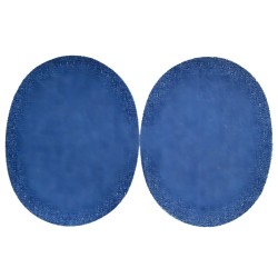 Crelando - Denim Iron-On Patches - 2 Count 