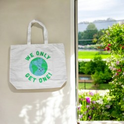 Kate & Milo Earth Day Tote Bag - We Only Get One!