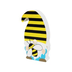 Bee Gnome with Striped Hat