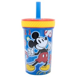 Disney Stor Drop Safe Silicone Straw PP Tumbler 370ml Mickey Mouse Cool, 74387