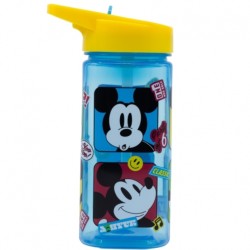  Disney Stor Square Water Bottle 510ml Mickey Mouse Fun-Tastic, 74314