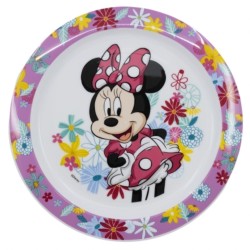 Disney Stor Kids Micro Plate Minnie Mouse Spring Look, 74447