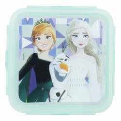 Disney Stor Square Hermetic Food Container 500ml Frozen Ice Magic, 74259