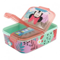 Stor Multi Compartment Sandwich Box Minnie Mouse Being More Minnie, 74420