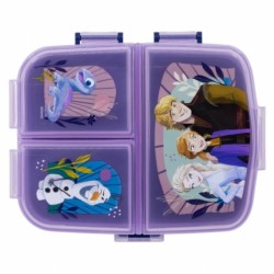  Disney Stor Xl Multi Compartment Rectangular Sandwich Box Frozen Trust The Journey, 74299