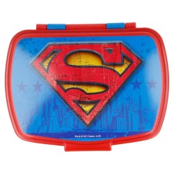 Stor Funny Sandwich Box Superman Symbol, 85675