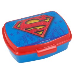 Stor Funny Sandwich Box Superman Symbol, 85675