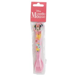 Disney Stor 2 Pcs PP Cutlery Set In Polybag Minnie Mouse Spring Look, 74417