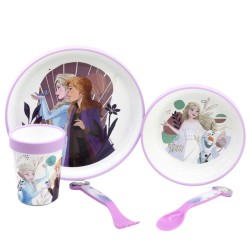  Disney Stor Non Slip 5 Pcs Bicolor Premium Set In Standard Box Frozen Trust The Journey, 74285