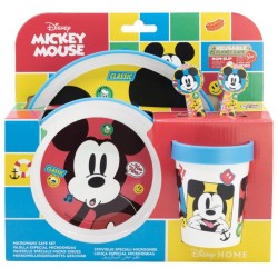 Disney Stor Non Slip 5 Pcs Bicolor Premium Set In Standard Box Mickey Mouse Fun-Tastic, 74385