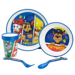 Disney Stor Non Slip 5 Pcs Bicolor Premium Set In Standard Box Paw Patrol Pup Power, 74685