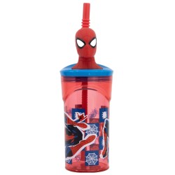 Disney Stor 3D Figurine Tumbler 360ml Spiderman Arachnid Grid, 74766