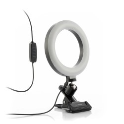 InnovaGoods Selfie Ring Light With Clip Lumahoop, V0103566