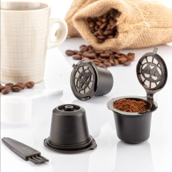 InnovaGoods Set Of 3 Reusable Coffee Capsules Recoff, V0103363