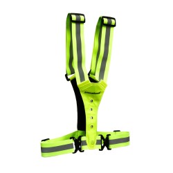 InnovaGoods Sports Harness With Led Lights Lurunned, V0101120, Sports harness with LED lights, Battery-operated (uses button cell batteries, included), Bright white or neon green (varies depending on model)